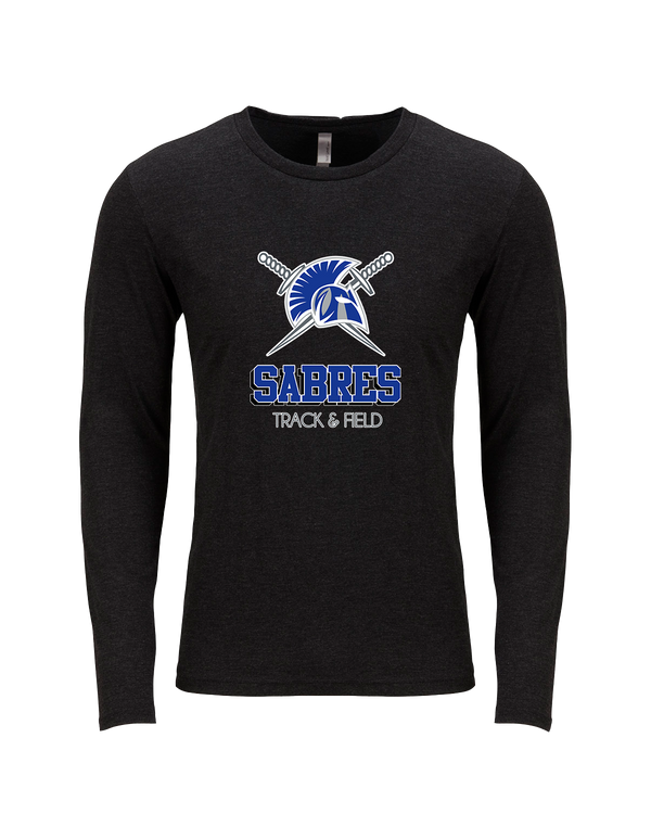 Sumner Academy Track & Field Shadow - Tri Blend Long Sleeve