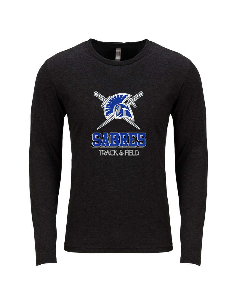 Sumner Academy Track & Field Shadow - Tri Blend Long Sleeve