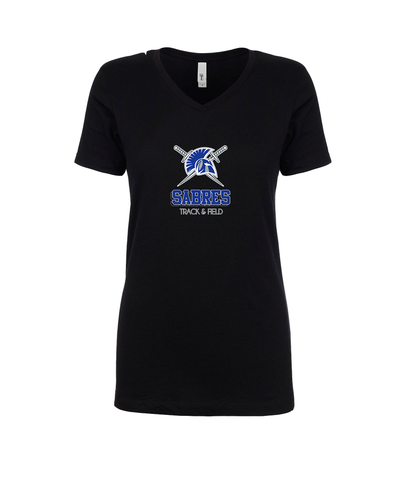 Sumner Academy Track & Field Shadow - Womens V-Neck