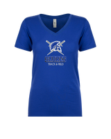 Sumner Academy Track & Field Shadow - Womens V-Neck