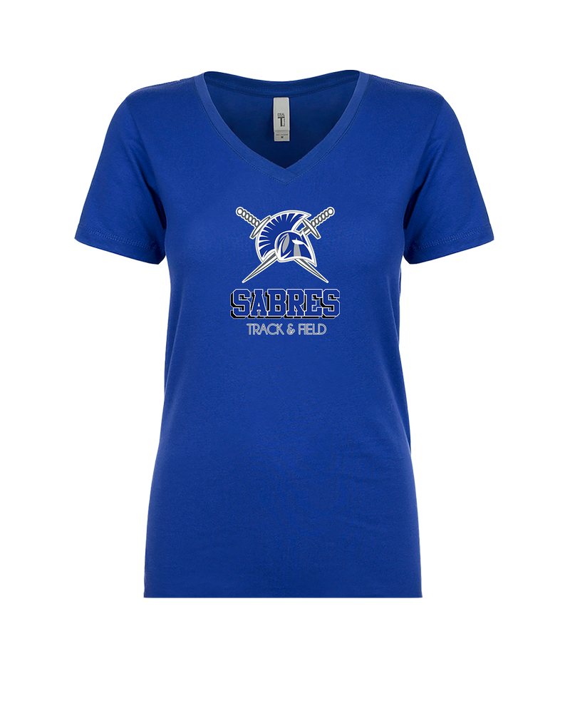 Sumner Academy Track & Field Shadow - Womens V-Neck