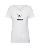 Sumner Academy Track & Field Shadow - Womens V-Neck