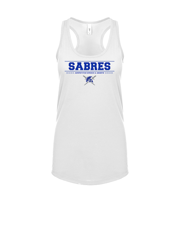 Sumner Academy Debate & Competitive Speech Border - Womens Tank Top