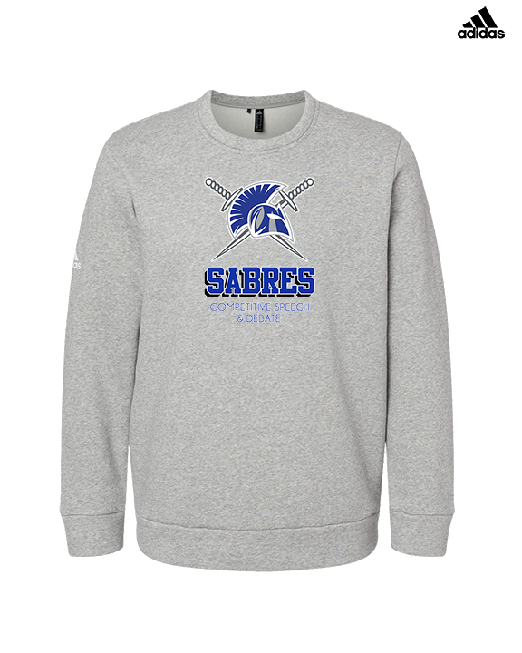 Sumner Academy Debate & Competitive Speech Shadow - Mens Adidas Crewneck