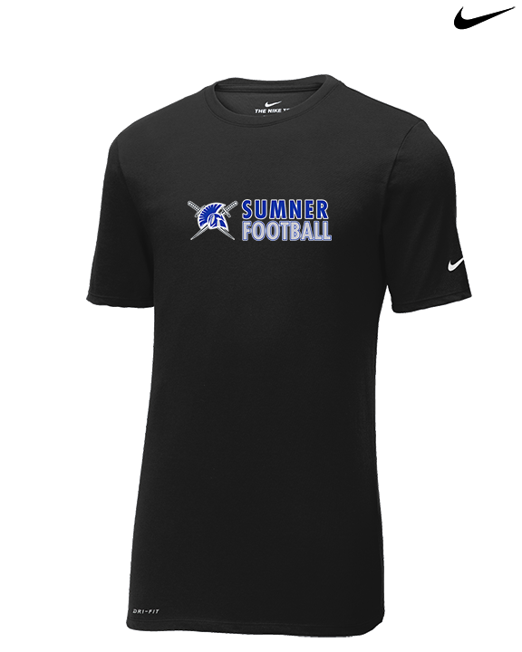 Sumner Academy Football Basic - Mens Nike Cotton Poly Tee