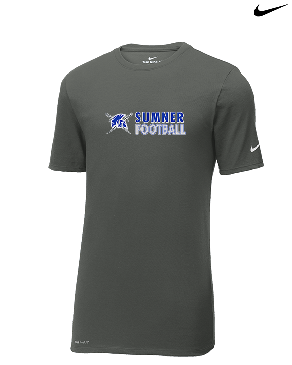 Sumner Academy Football Basic - Mens Nike Cotton Poly Tee
