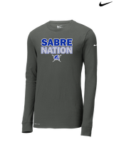 Sumner Academy Football Nation - Mens Nike Longsleeve