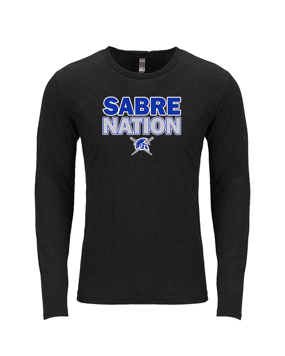 Sumner Academy Football Nation - Tri-Blend Long Sleeve