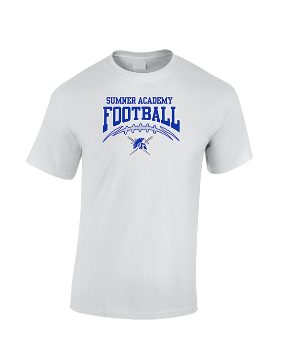 Sumner Academy Football School Football - Cotton T-Shirt