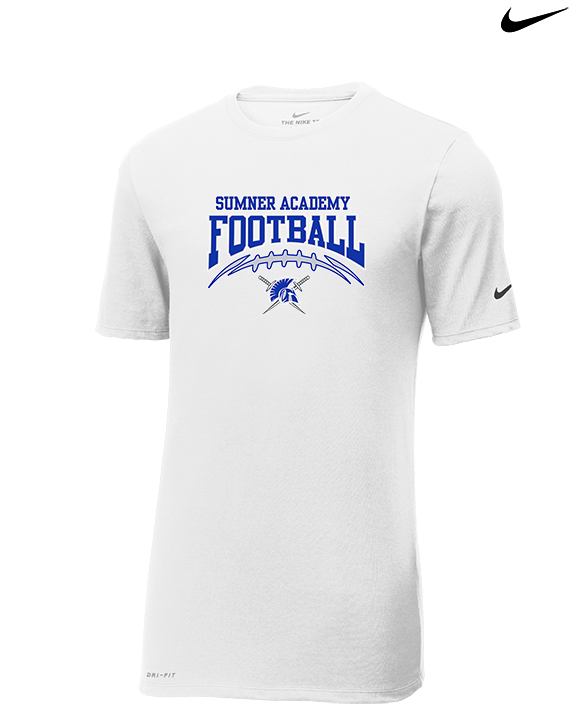 Sumner Academy Football School Football - Mens Nike Cotton Poly Tee
