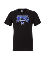 Sumner Academy Football School Football - Tri-Blend Shirt