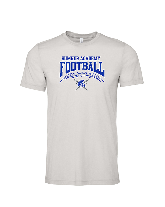 Sumner Academy Football School Football - Tri-Blend Shirt