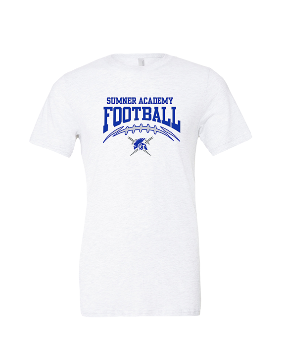 Sumner Academy Football School Football - Tri-Blend Shirt