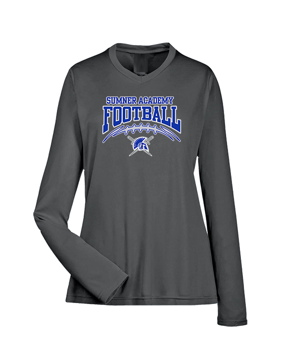 Sumner Academy Football School Football - Womens Performance Longsleeve