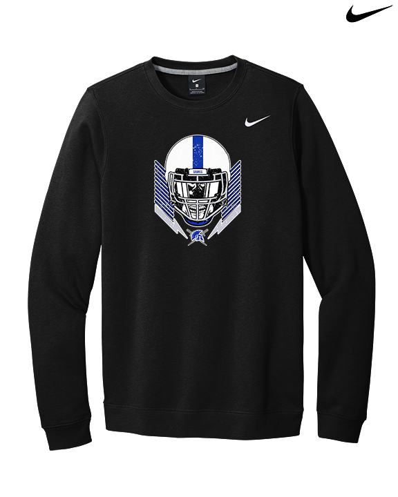 Sumner Academy Football Skull Crusher - Mens Nike Crewneck