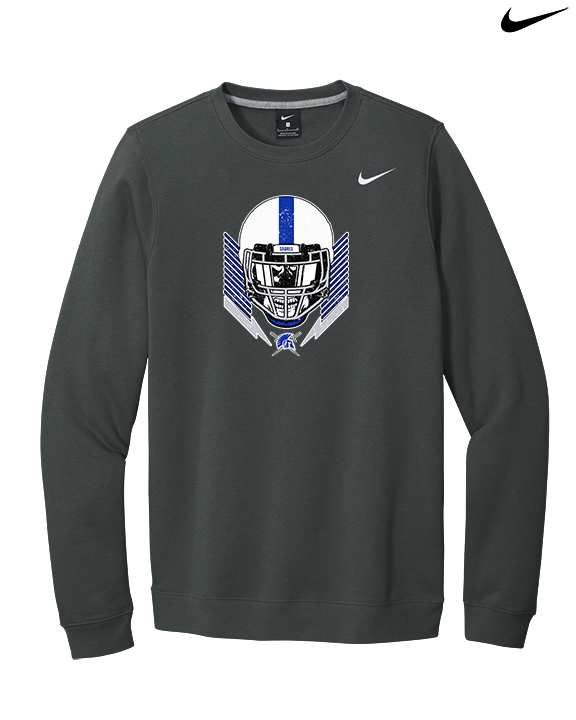 Sumner Academy Football Skull Crusher - Mens Nike Crewneck