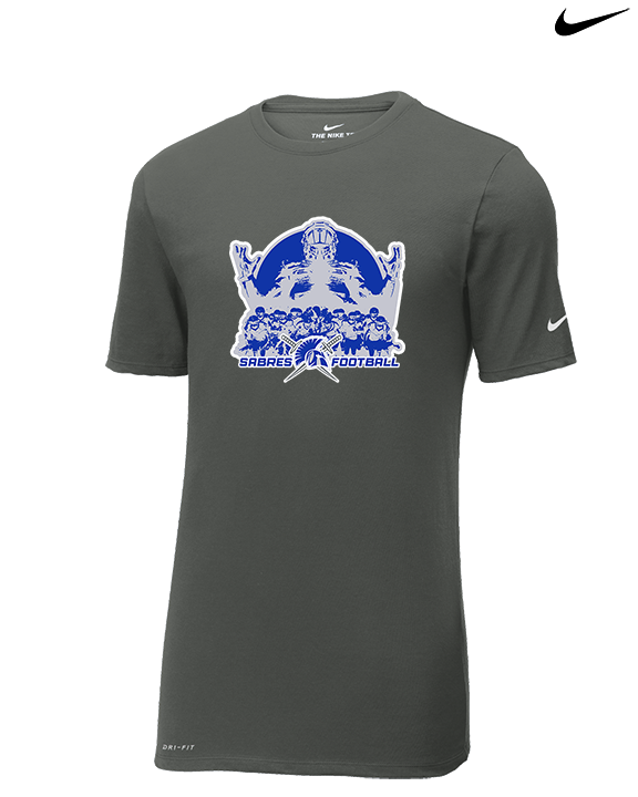 Sumner Academy Football Unleashed - Mens Nike Cotton Poly Tee