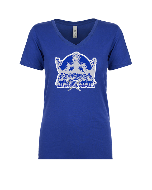 Sumner Academy Football Unleashed - Womens Vneck