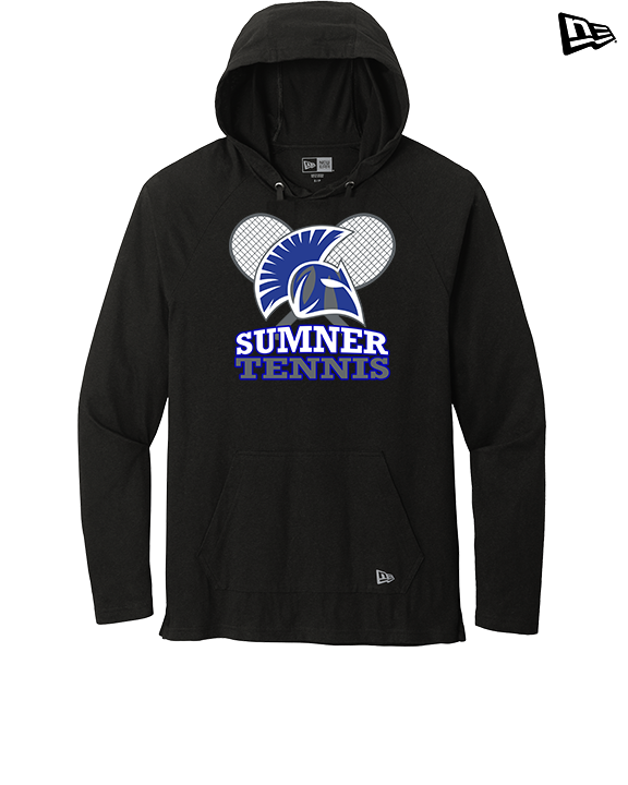Sumner Academy Tennis Additional Logo - New Era Tri-Blend Hoodie