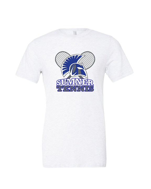 Sumner Academy Tennis Additional Logo - Tri-Blend Shirt