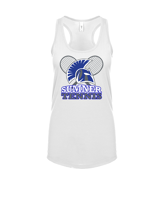 Sumner Academy Tennis Additional Logo - Womens Tank Top