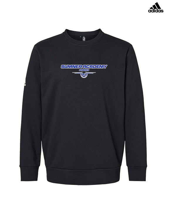 Sumner Academy Tennis Design - Mens Adidas Crewneck