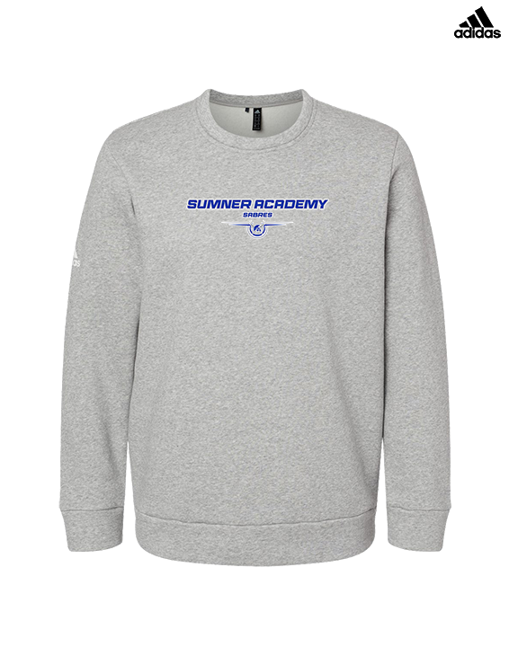 Sumner Academy Tennis Design - Mens Adidas Crewneck
