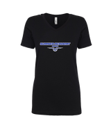 Sumner Academy Tennis Design - Womens Vneck