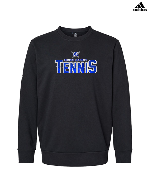Sumner Academy Tennis Splatter - Mens Adidas Crewneck