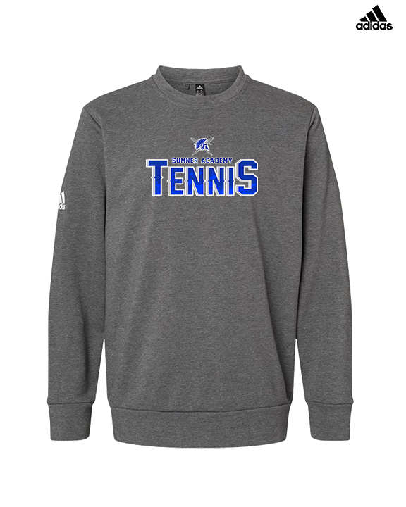 Sumner Academy Tennis Splatter - Mens Adidas Crewneck
