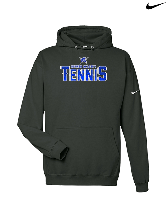 Sumner Academy Tennis Splatter - Nike Club Fleece Hoodie