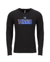 Sumner Academy Tennis Splatter - Tri-Blend Long Sleeve