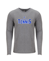 Sumner Academy Tennis Splatter - Tri-Blend Long Sleeve