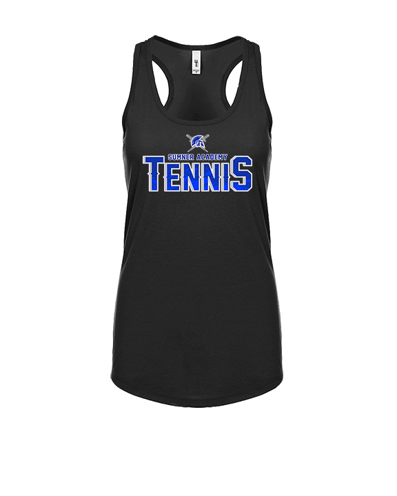 Sumner Academy Tennis Splatter - Womens Tank Top