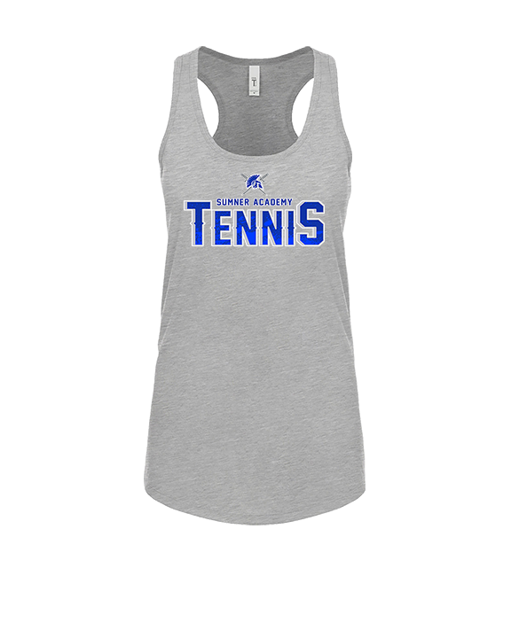 Sumner Academy Tennis Splatter - Womens Tank Top