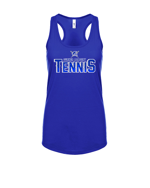 Sumner Academy Tennis Splatter - Womens Tank Top