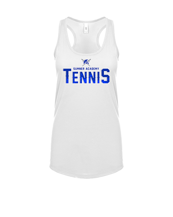 Sumner Academy Tennis Splatter - Womens Tank Top