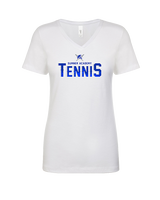 Sumner Academy Tennis Splatter - Womens Vneck