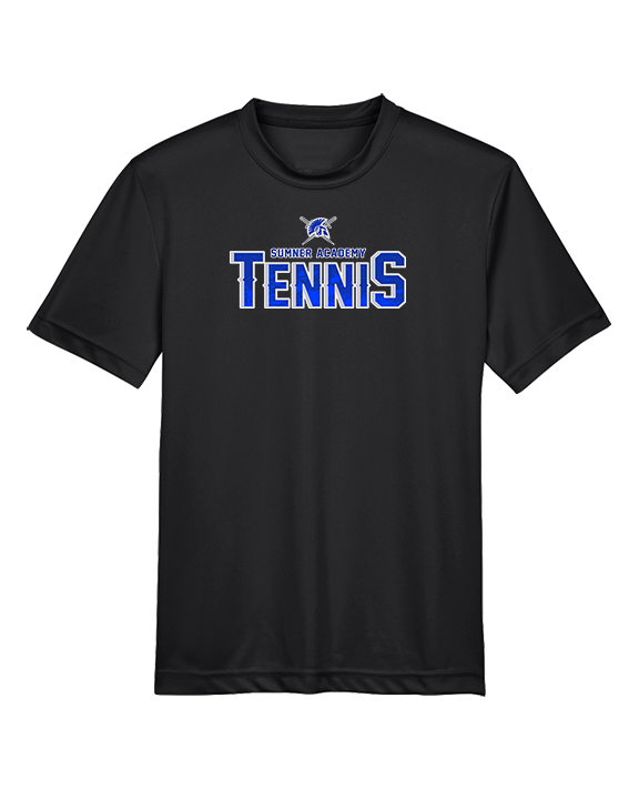 Sumner Academy Tennis Splatter - Youth Performance Shirt