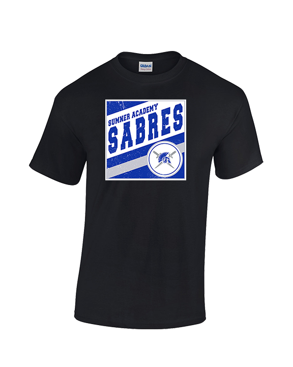 Sumner Academy Tennis Square - Cotton T-Shirt