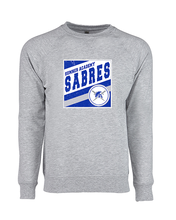 Sumner Academy Tennis Square - Crewneck Sweatshirt