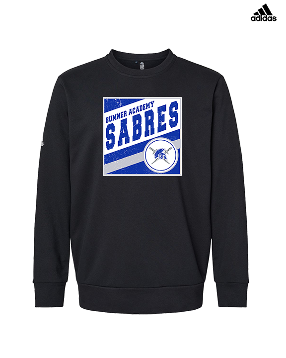 Sumner Academy Tennis Square - Mens Adidas Crewneck