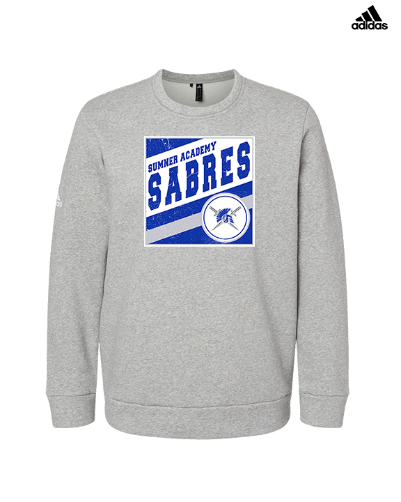 Sumner Academy Tennis Square - Mens Adidas Crewneck
