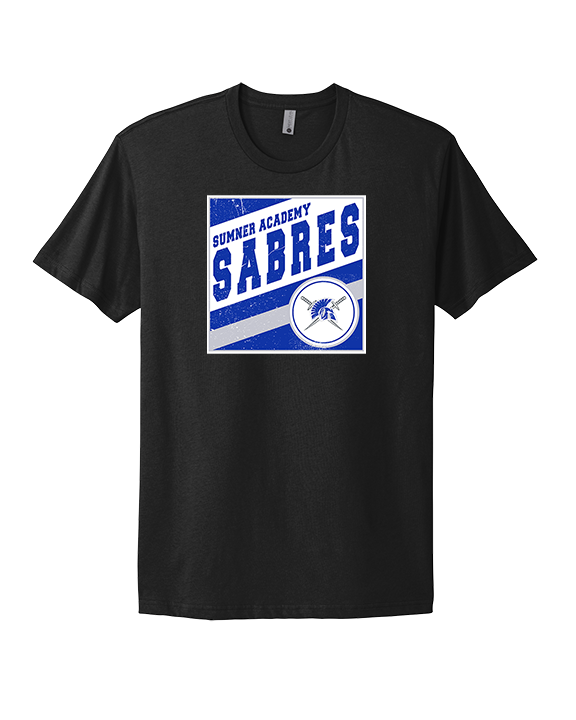Sumner Academy Tennis Square - Mens Select Cotton T-Shirt