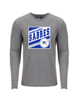 Sumner Academy Tennis Square - Tri-Blend Long Sleeve