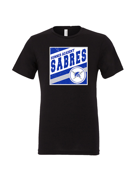 Sumner Academy Tennis Square - Tri-Blend Shirt