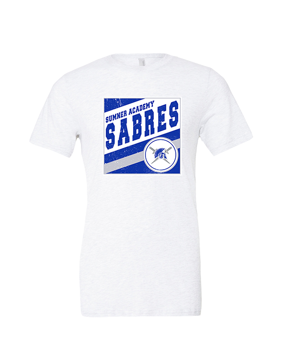 Sumner Academy Tennis Square - Tri-Blend Shirt