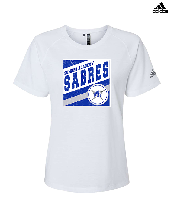 Sumner Academy Tennis Square - Womens Adidas Performance Shirt