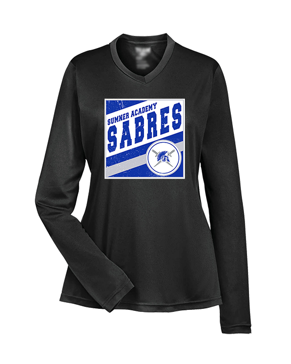 Sumner Academy Tennis Square - Womens Performance Longsleeve