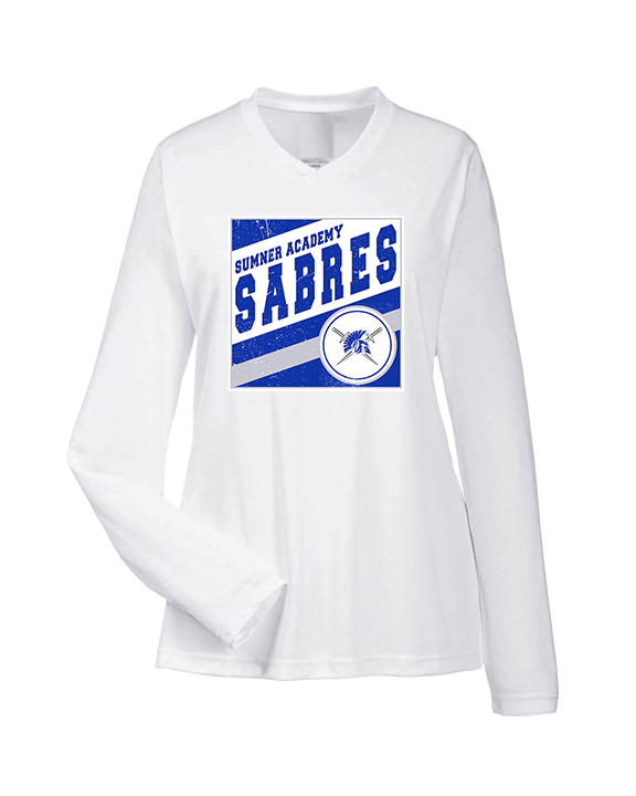 Sumner Academy Tennis Square - Womens Performance Longsleeve
